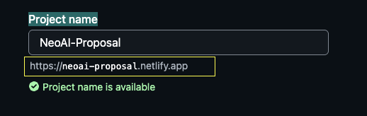 Site URL config screenshot